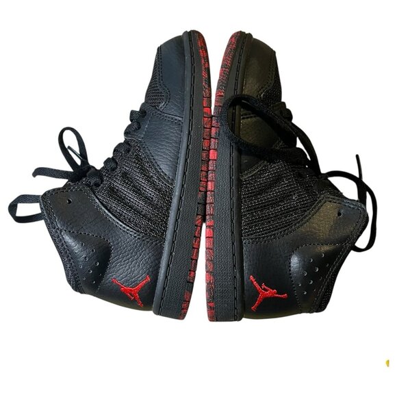 Nike Air Jordan 1 Flight 4 Kids 11C Black Red Basketball Shoes 828243-066 - Picture 14 of 14